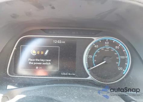 2018 Nissan Leaf Sv z USA, uszkodzony, nr VIN 1N4AZ1CP1JC303769